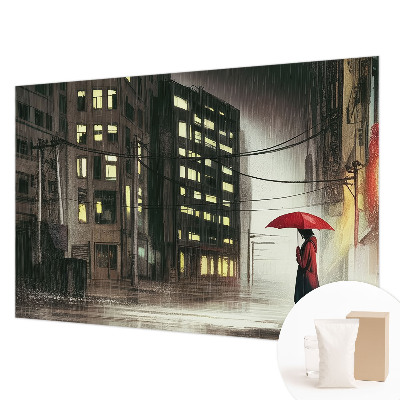 Stor fototapet Regnfuld by