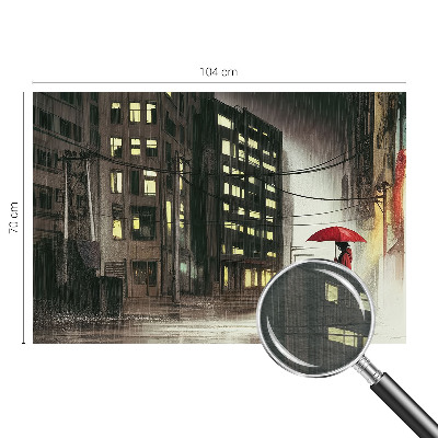 Stor fototapet Regnfuld by