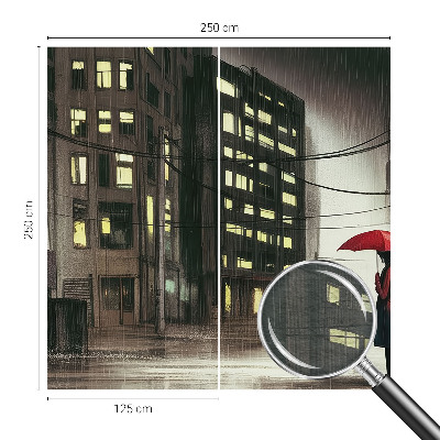 Stor fototapet Regnfuld by