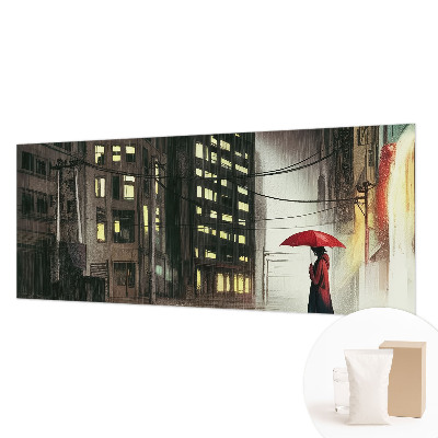 Stor fototapet Regnfuld by