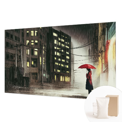 Stor fototapet Regnfuld by