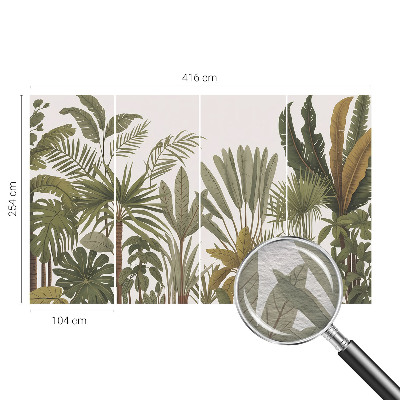 Vlies fototapet Eksotiske blade