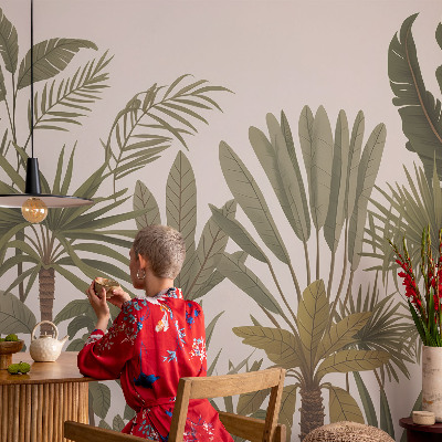 Vlies fototapet Eksotiske blade