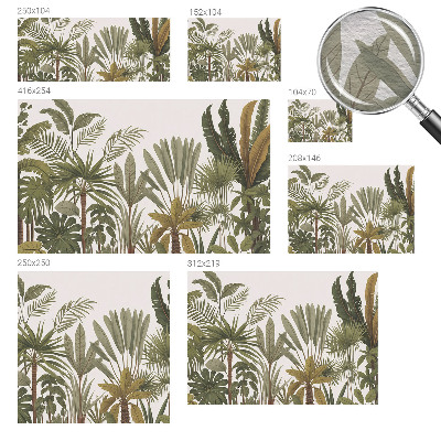 Vlies fototapet Eksotiske blade