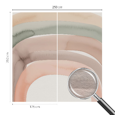 Fotovæg Regnbuebuer