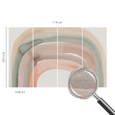 Fotovæg Regnbuebuer