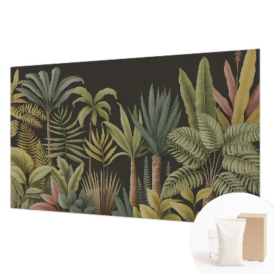Væg tapet med tropisk junglemotiv