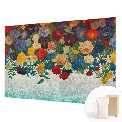 Fototapet børneværelse Farverige blomster