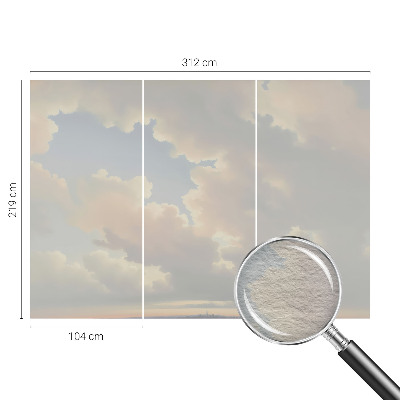 Fototapet til børn med motiver af en pastelhimmel