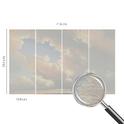 Fototapet til børn med motiver af en pastelhimmel