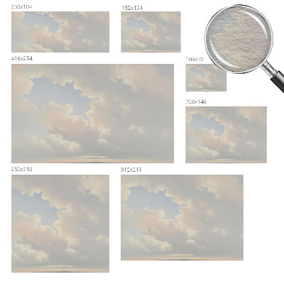 Fototapet til børn med motiver af en pastelhimmel