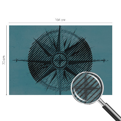 Fototapet på mål Marinekompas