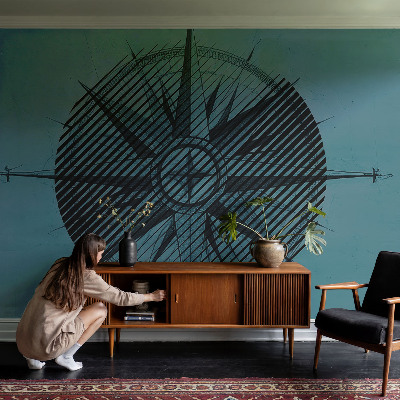 Fototapet på mål Marinekompas