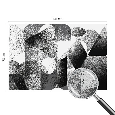 Høj kvalitet fototapet Geometriske former