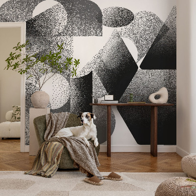 Høj kvalitet fototapet med geometriske former