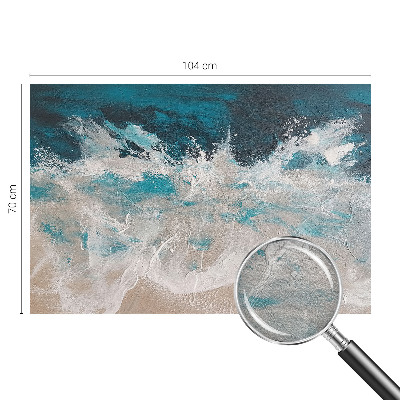 Stor fototapet Havbølger