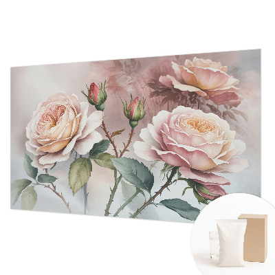Non-woven fototapet Pastellroser