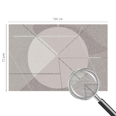 Vlies fototapet med abstrakt geometrisk motiv