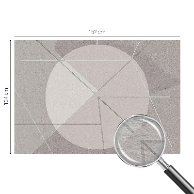 Vlies fototapet med abstrakt geometrisk motiv