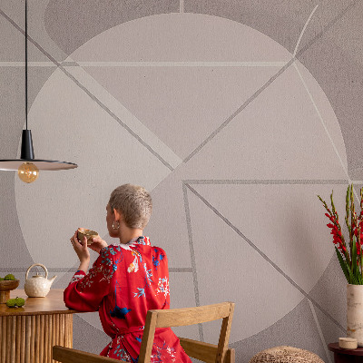 Vlies fototapet med abstrakt geometrisk motiv