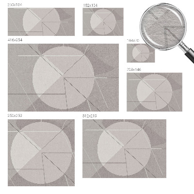 Vlies fototapet med abstrakt geometrisk motiv