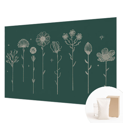 Fotostat med diskret blomstermotiv