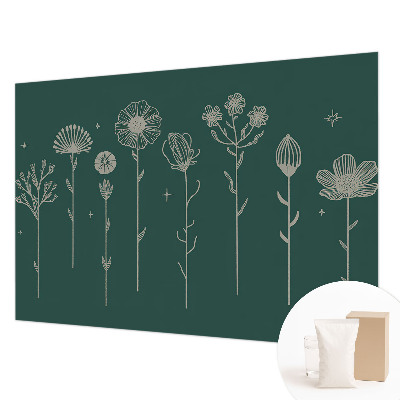 Fotostat med diskret blomstermotiv