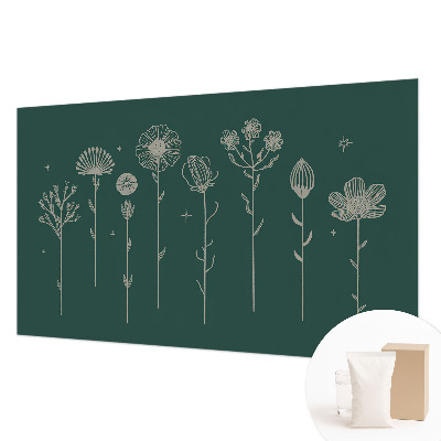 Fotostat med diskret blomstermotiv