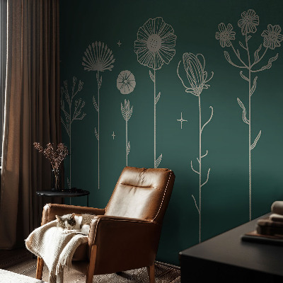 Fotostat Diskrete blomster