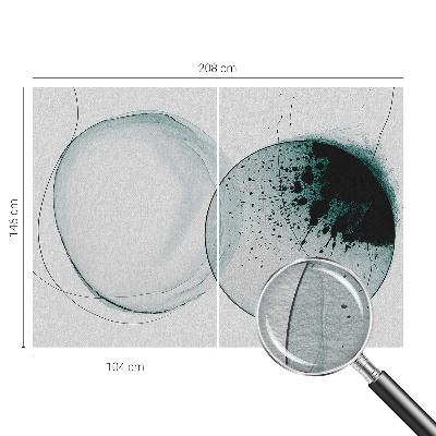 Tapet Grønne cirkler