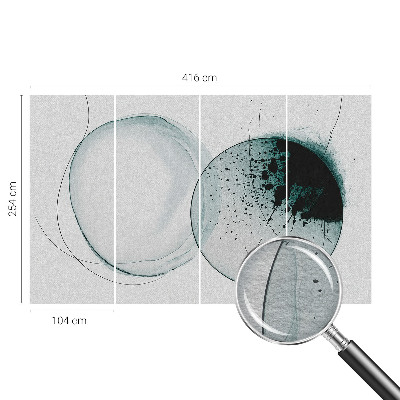 Tapet Grønne cirkler