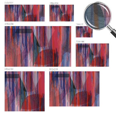 Fotovæg Regnbuestriber