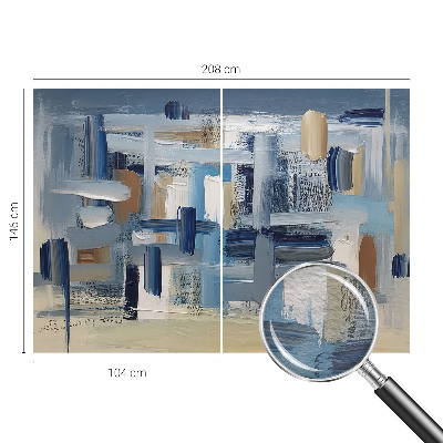 Fototapet soveværelse Abstraktionspensler