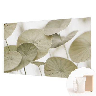 Fotovæg stue i naturlig elegance