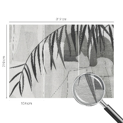 Fototapet børneværelse Abstrakt palme