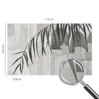 Fototapet børneværelse Abstrakt palme