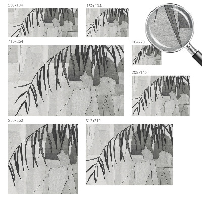 Fototapet børneværelse Abstrakt palme