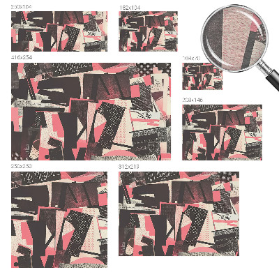 Fototapet til børn Geometrisk collage