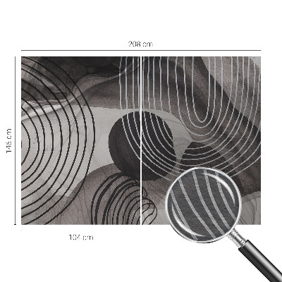 Fototapet efter mål Harmoni af former