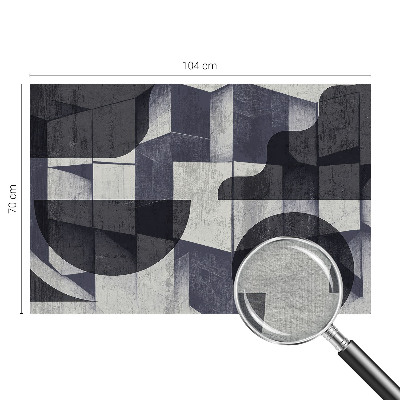 Fototapet på mål med geometrisk symmetri