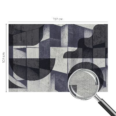 Fototapet på mål med geometrisk symmetri