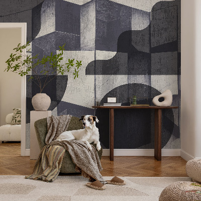 Fototapet på mål med geometrisk symmetri