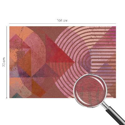 Høj kvalitet fototapet Abstrakte former