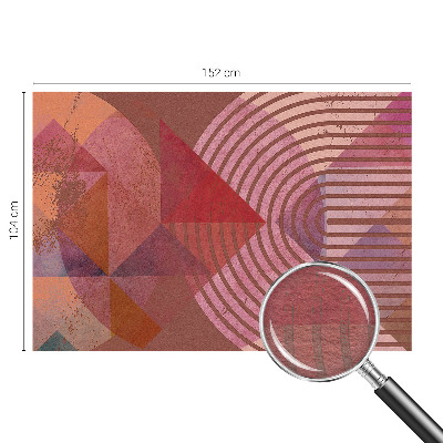 Høj kvalitet fototapet Abstrakte former