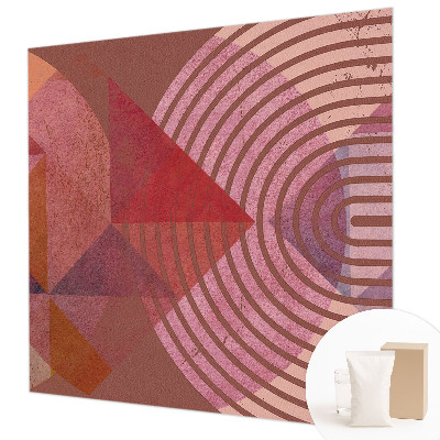 Høj kvalitet fototapet Abstrakte former