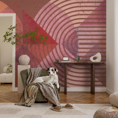 Høj kvalitet fototapet Abstrakte former