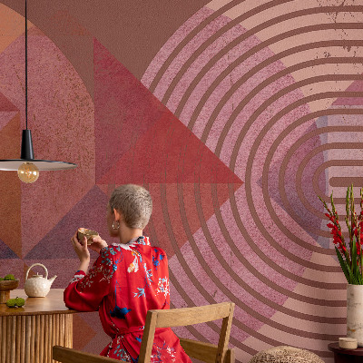 Høj kvalitet fototapet Abstrakte former