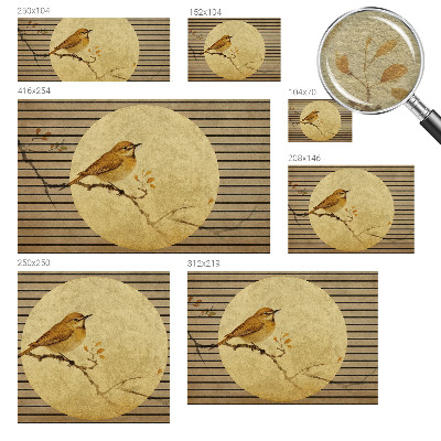 Modern fototapet Harmonifugl