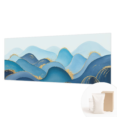 3D fototapet Bølgende landskab