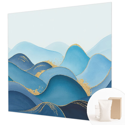 3D fototapet Bølgende landskab